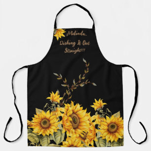 Tablier Tendances Sunflower & Citation Femme Apron