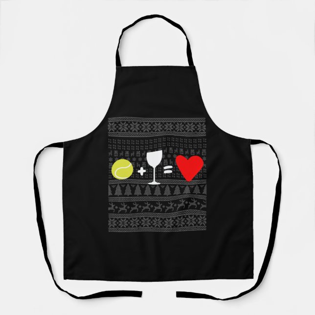Tablier Tennis de Noël 16 (Recto)
