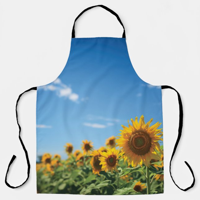 Tablier Terrain de tournesol (Recto)