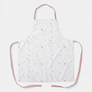 Tablier Terrazzo Motif Neutre Naturel Élégant
