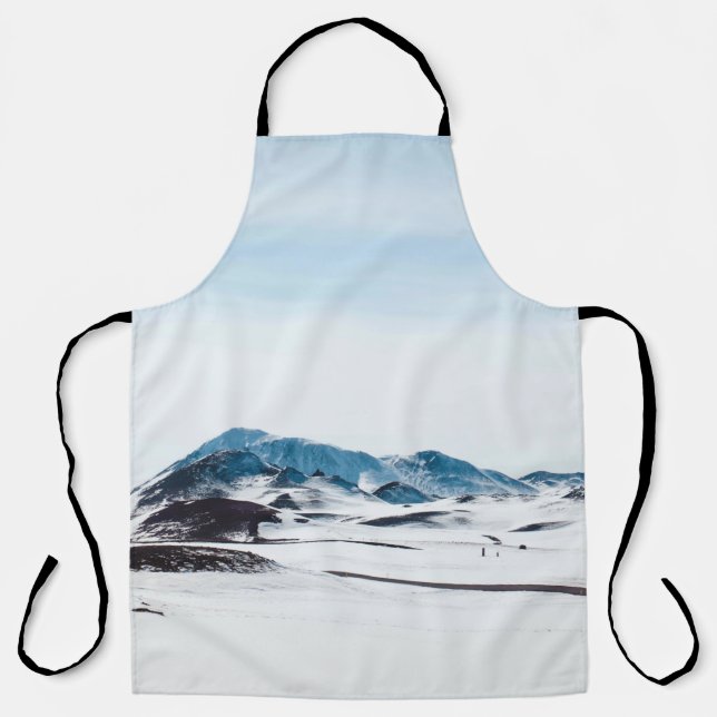 TABLIER TERRE COUVERTE DE NEIGE PENDANT LA JOURNÉE (Recto)