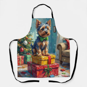 Tablier Terrier Australien fougueux, roi des cadeaux de No
