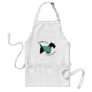 Tablier Térrier Écossais - Sweat à Cœur Vert