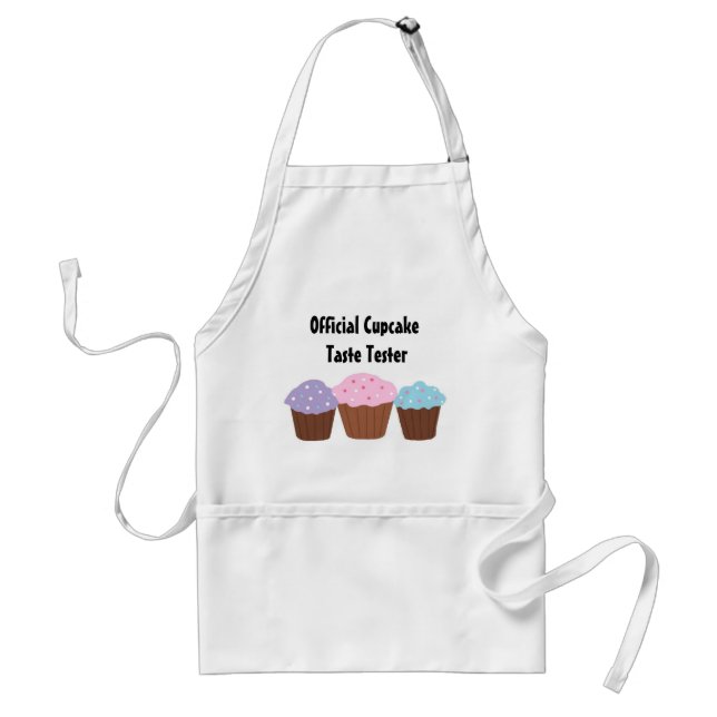 Tablier Testeur de goût de cupcakes officiel (Devant)