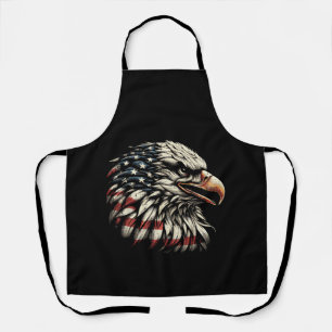 Tablier Tête d'aigle chauve Drapeau américain USA Hommes p