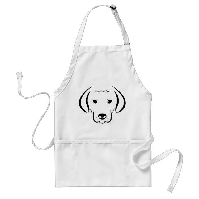 Tablier Tête de chiot mignonne Thunder_Cove (Devant)