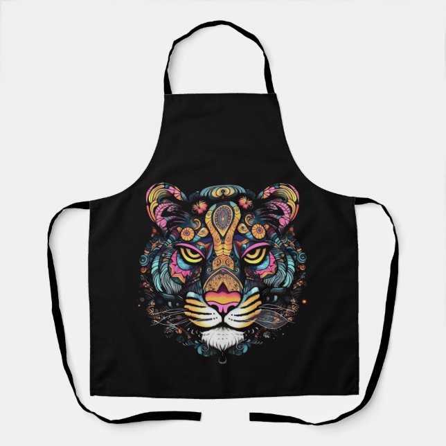 Tablier Tête de Tigre Incroyable  (Recto)