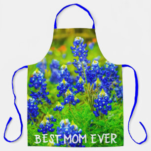 Tablier Texas Bluebonnets Meilleure maman Jour des Mères