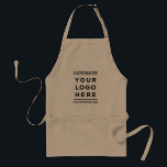 Tablier Texte du logo personnalisé de l'entreprise artisan<br><div class="desc">Créez votre propre Khaki Handmade your Business Logo et texte personnalisé Adult Apron,  ajoutez simplement votre propre logo,  image et textes. Idéal pour les employés,  les cafés,  les magasins,  les petites entreprises,  un cadeau unique et utile pour votre famille,  maman,  papa,  grands-parents ou amis,  scrapbooking,  décorations ou papeterie d'affaires.</div>