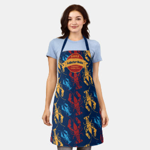 Tablier Texte personnalisé du pain de homard de la Nouvell