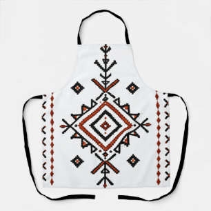 Tablier Textile Géométrique Amazigh Marocain Traditionnel