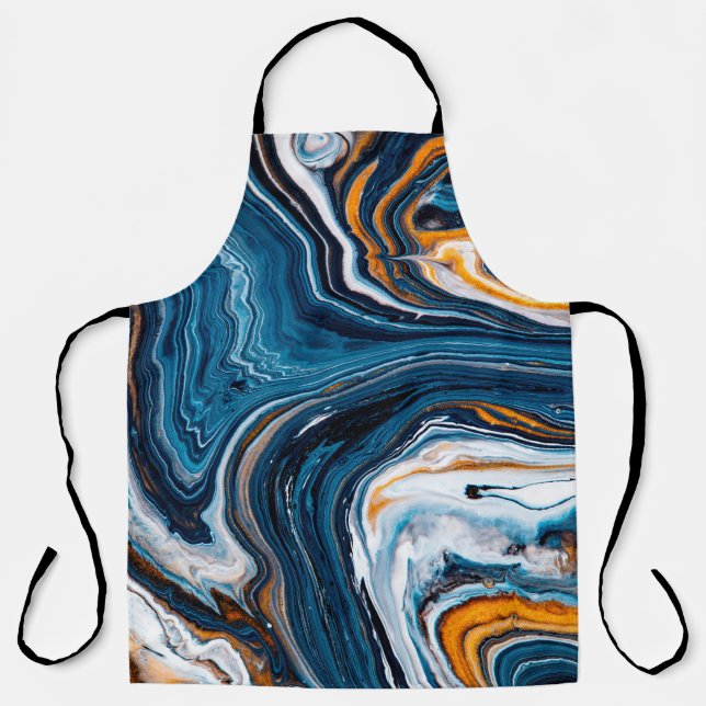 Tablier Texture d'art fluide. Arrière - plan avec mélange  (Recto)