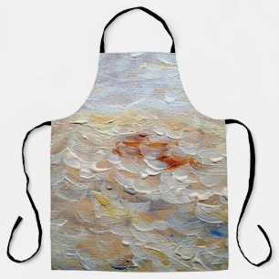 Tablier Texture de peintures à l'huile, fond d'art fin, ab