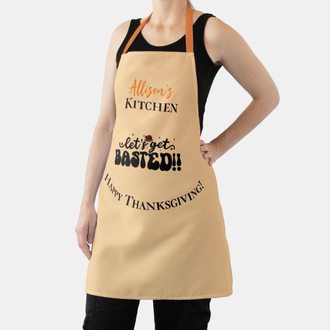 Tablier Thanksgiving Funny Personnaliser Apron (Insitu)