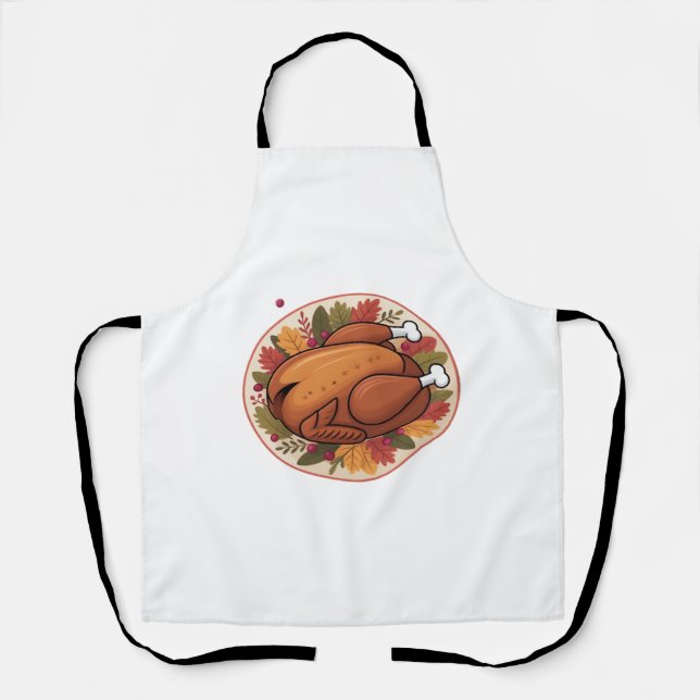 Tablier Thanksgiving Roast Turkey - Festive Holiday Feast (Recto)