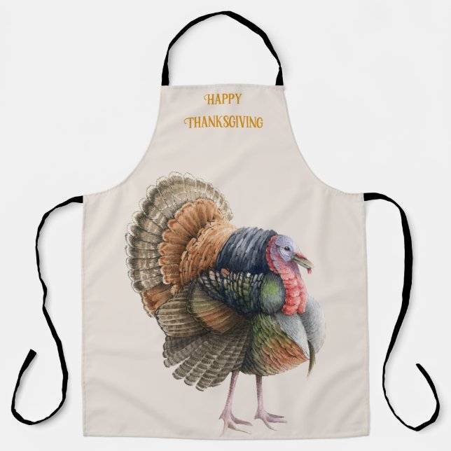 Tablier Thanksgiving Turkey Apron (Recto)