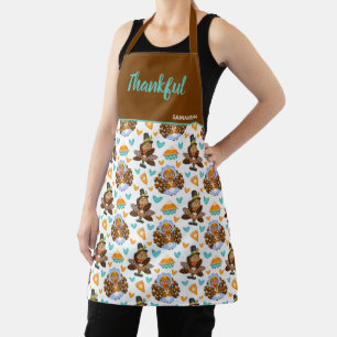 Tablier Thanksgiving Turquie & Pie Apron
