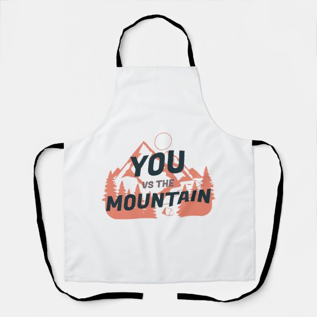Tablier The Mountains are calling and I must go (Recto)