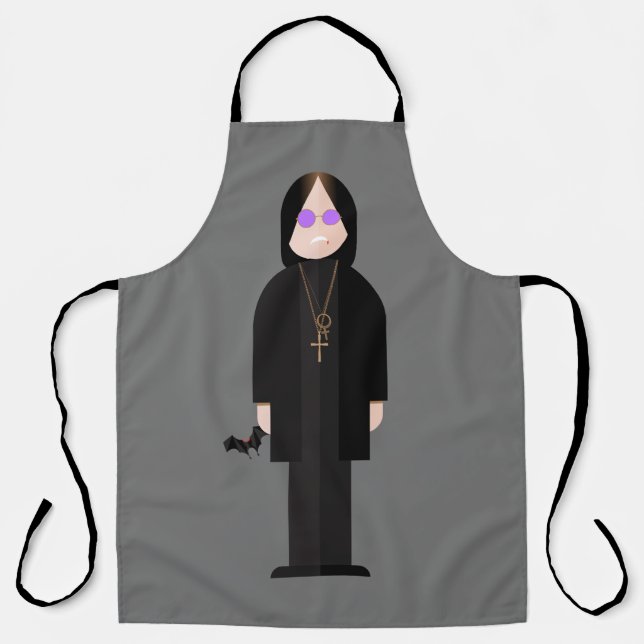Tablier The Prince of Darkness – Rock Legend Apron (Recto)