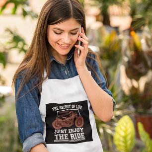 Tablier The Secret Of Life Just Enjoy The Ride Adult Apron