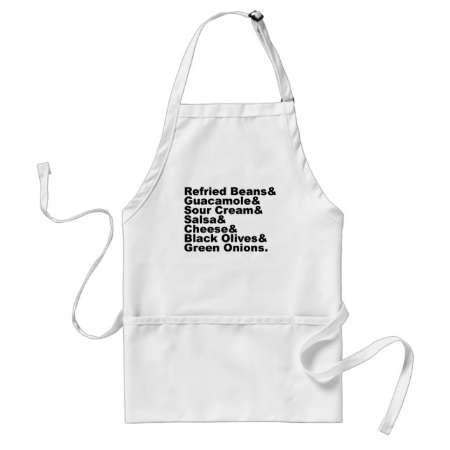 Tablier The Seven Ingredients In A Seven Layer Dip (Devant)