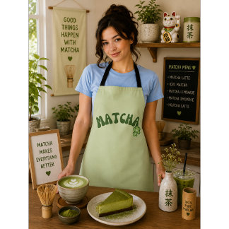 Tablier Thé vert Matcha