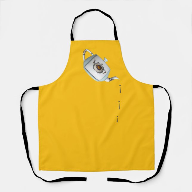 Tablier Théière Jaune Dégoulinante (Recto)