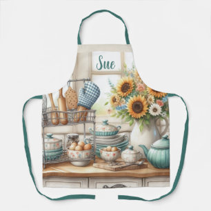 Tablier Théière personnalisée pour la vaisselle de cuisine