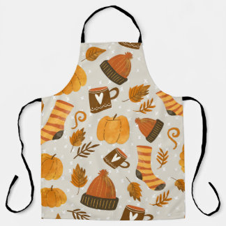 Tablier Thème d'automne Motif en mosaïque