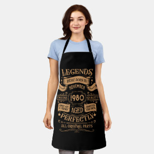 Tablier Thème personnalisé vintage d'anniversaire whiskey