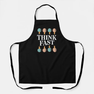 Tablier Think Fast Table Tennis Venin Ping Pong Club