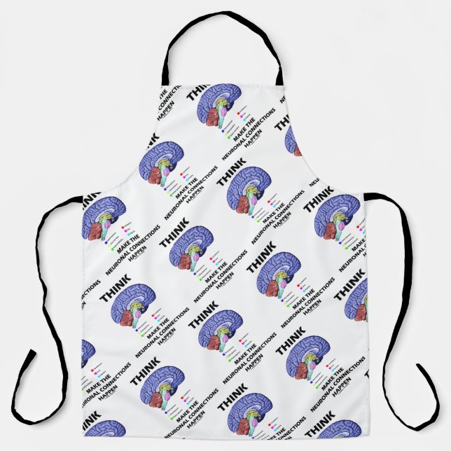 Tablier Think Make The Neuronal Connections Brain (Recto)