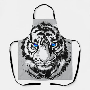 Tablier Tigre blanc de Sibérie - Tiger Blue Eyes Apron