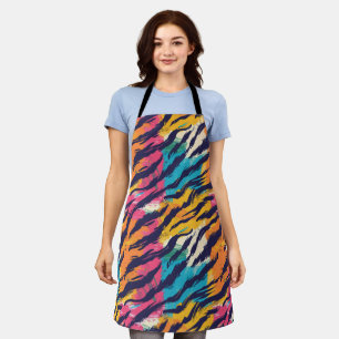 Tablier Tigre coloré