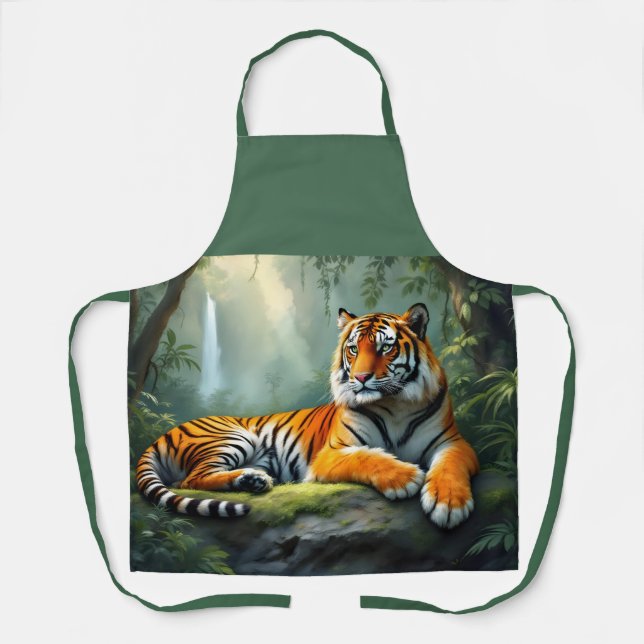 Tablier Tigre dans la jungle  (Recto)