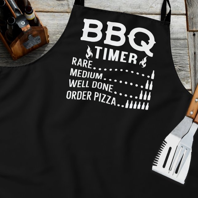 Tablier Timer barbecue amusant (Funny BBQ apron)