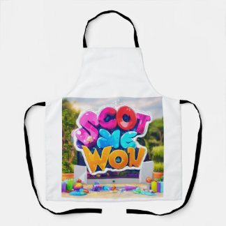 Tablier Timpetrio 3D, T-shirts design - Gras, Unique,