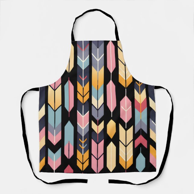 Tablier tir à l'arc noir grand cool (Recto)