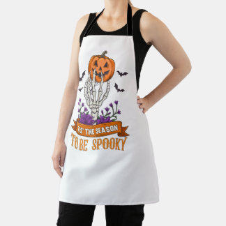 Tablier Tis The Season To Be Spooky Skeleton Hand Hallowee