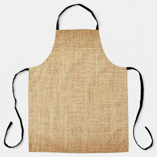 Tablier Tissu naturel, arrière - plan texturé.