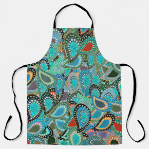 Tablier Tissu ultra-tendance : motif abstrait sans soudure