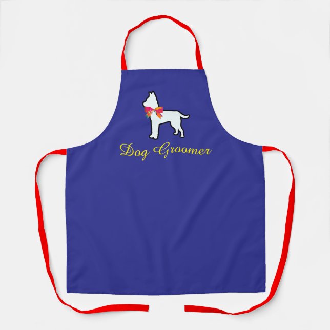 Tablier Toiletteur pour chiens (Recto)