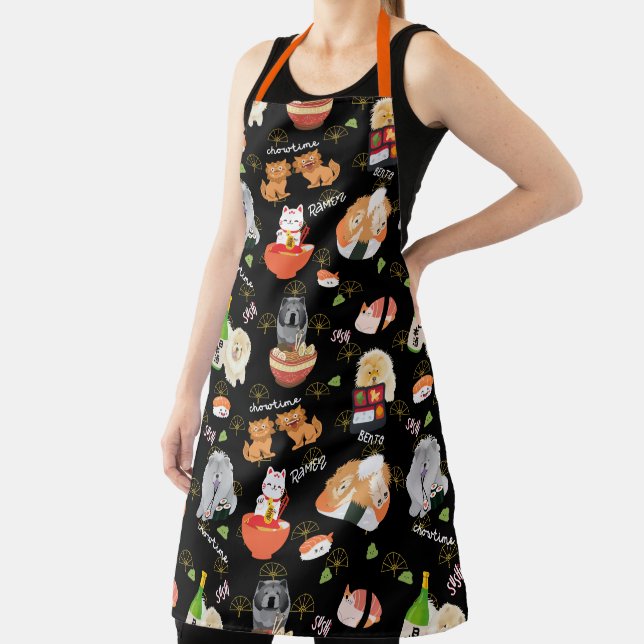 Tablier TOKYO CHOWTIME Chow All-Over Print Apron (Insitu)