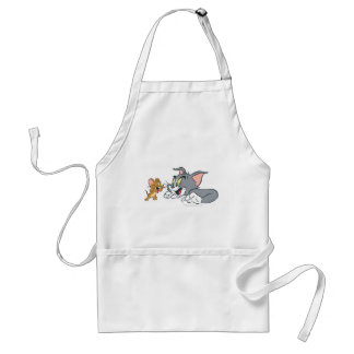 Tablier Tom et Jerry font des visages