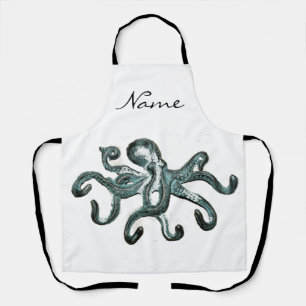 Tablier Tonnerre-Cove d'Octopus bleu