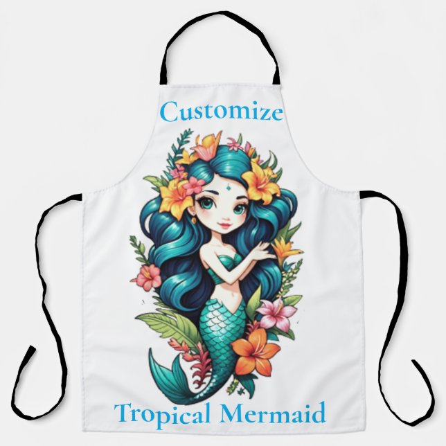 Tablier Tonnerre de sirène tropicale (Recto)