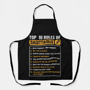 Tablier Top 10 Règles De Sagittarius, Sagittarius Traits R