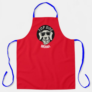 Tablier Top Dog Apron - Personnalisé Funny Chef Cadeau