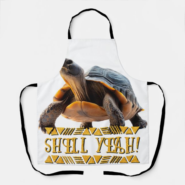 Tablier Tortue 001 Coquille Ouais! (Recto)