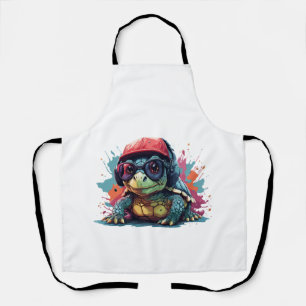 Tablier tortue animal art je cool mignon tortue Copie